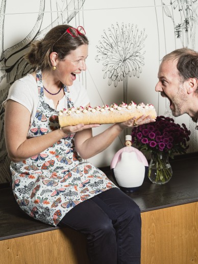 selbstgebackener Kuchen mit Bio Zutaten im 4 Sterne Hotel Oswalda Hus im Kleinwalsertal.